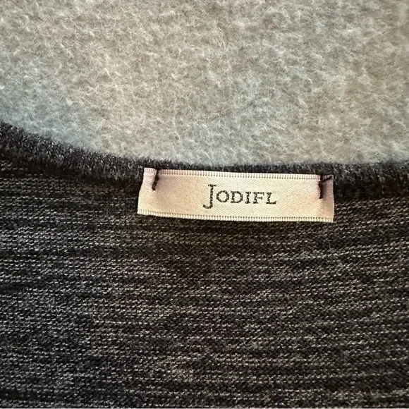 Jodifl black knee length floral embroidered dress size L - Picture 4 of 7